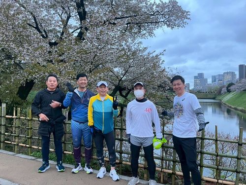 日比谷公園・皇居周辺ラン&ウォークお花見懇親会
